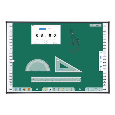 120 pollici 10 punti touch screen tabellone didattico muro montato con tasti veloci