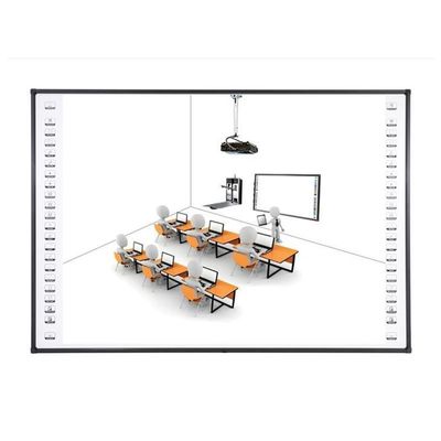 Tavola bianca interattiva a infrarossi da 83 pollici IWB Finger Touch Ceramica Nano Surface Tavola bianca