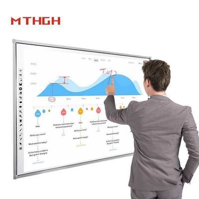 Tabella bianca interattiva da 96 pollici, facile collaborazione, Smart Digital Whiteboard adatta alle scuole