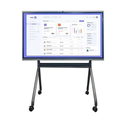 65 pollici touch screen interattivo lavagna 4K pannelli di schermo Smart display con punti infrarossi 10/20 e Android 13.0