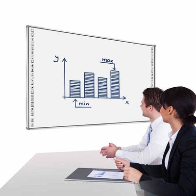 86 pollici Intelligent Digital Whiteboard Tecnologia a contatto infrarosso per l'istruzione, la formazione e le funzionalità interattive