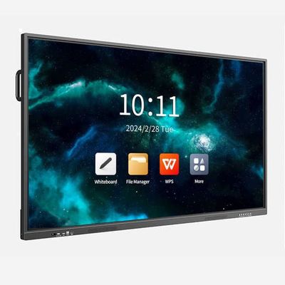 Tabella interattiva per la classe scolastica tabella di presentazione touch screen con durata ≥50000 ore e facile installazione