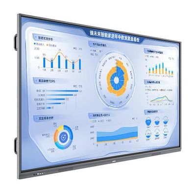 Tabella interattiva per la classe scolastica tabella di presentazione touch screen con durata ≥50000 ore e facile installazione