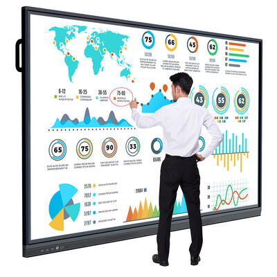 Lavagna interattiva touchscreen intelligente all-in-one da 65 pollici 4+32 a infrarossi 4K UHD per la formazione